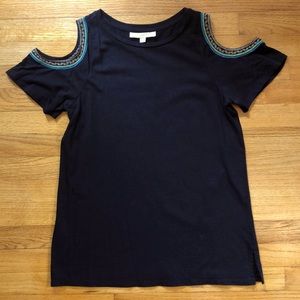 Loft Cold Shoulder Top